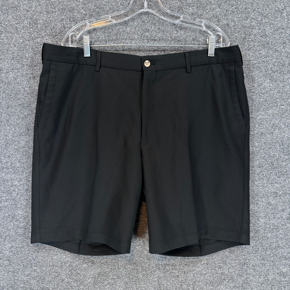Peter Millar Shorts Mens 38 Black Performance Golf Luxury Classic Activewear